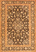 Persian Orange Traditional Rug, tr1239org