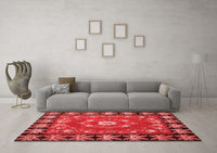 Machine Washable Persian Red Traditional Rug, wshtr123red