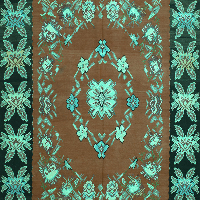 Persian Turquoise Traditional Rug, tr123turq