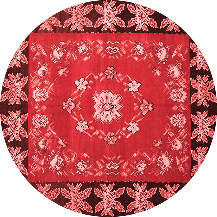 Machine Washable Persian Red Traditional Rug, wshtr123red