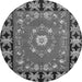 Machine Washable Persian Gray Traditional Rug, wshtr123gry