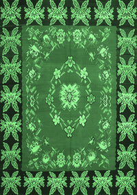 Persian Emerald Green Traditional Rug, tr123emgrn
