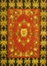 Machine Washable Persian Yellow Traditional Rug, wshtr123yw