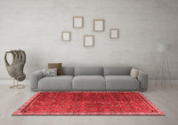 Machine Washable Persian Red Traditional Rug, wshtr1240red