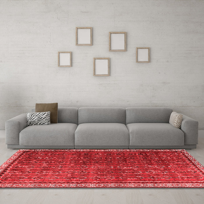 Traditional Red Washable Rugs