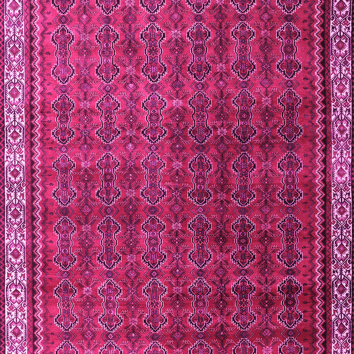 Machine Washable Persian Pink Traditional Rug, wshtr1240pnk