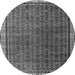 Machine Washable Persian Gray Traditional Rug, wshtr1240gry