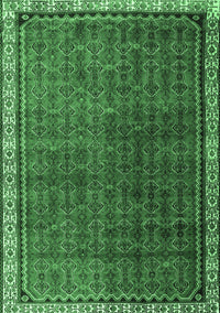 Persian Emerald Green Traditional Rug, tr1240emgrn