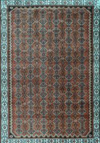 Persian Light Blue Traditional Rug, tr1240lblu