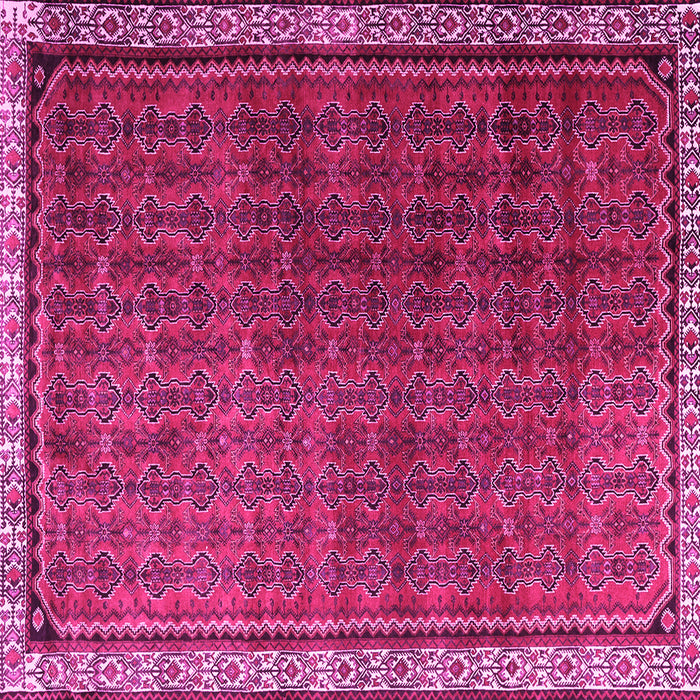 Square Persian Pink Traditional Rug, tr1240pnk