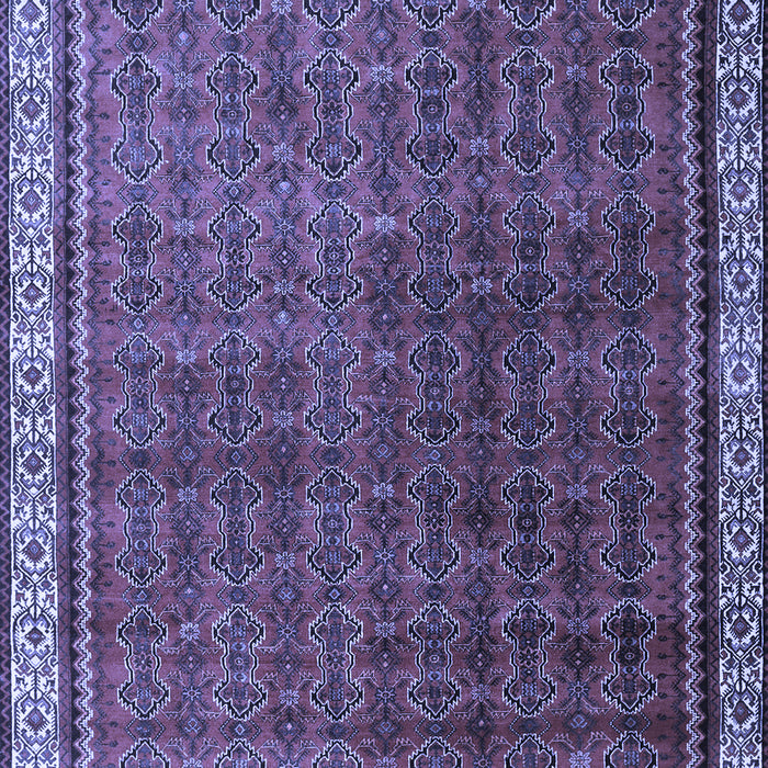 Machine Washable Persian Blue Traditional Rug, wshtr1240blu