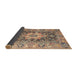 Sideview of Traditional Reddish Brown Animal Rug, tr1241