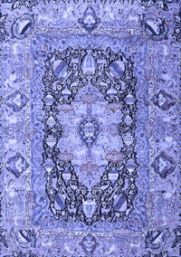 Animal Blue Traditional Rug, tr1241blu