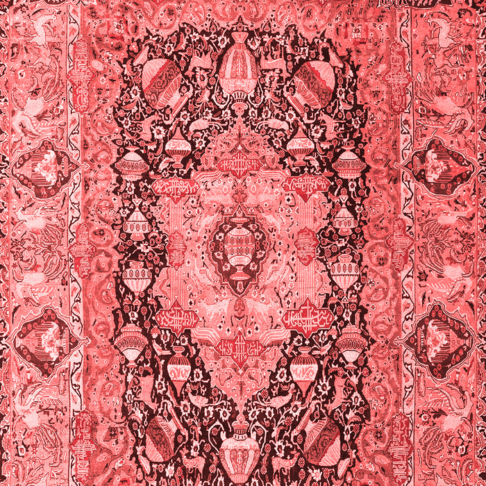 Animal Red Traditional Area Rugs