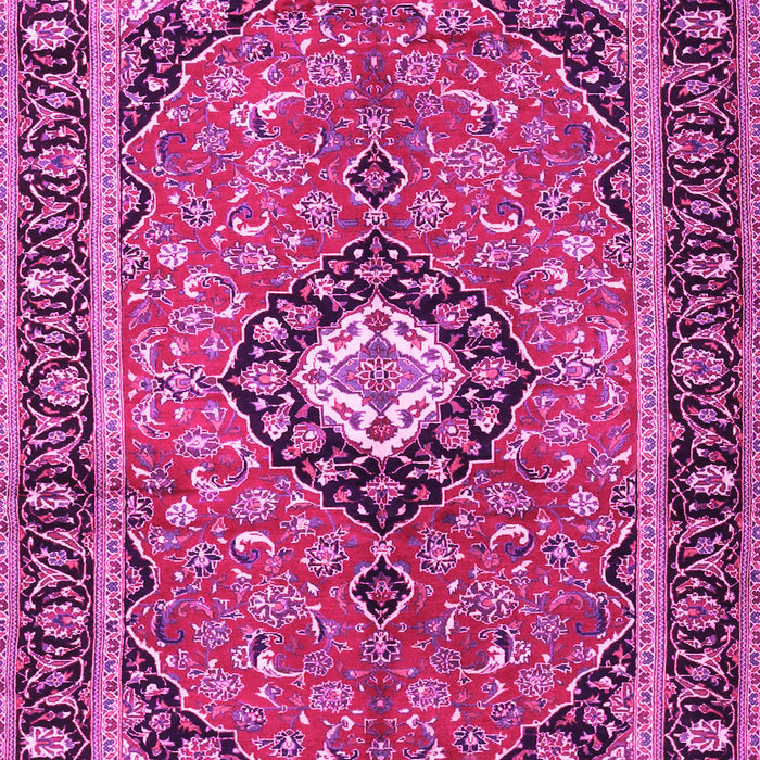 Medallion Pink Traditional Rug, tr1243pnk