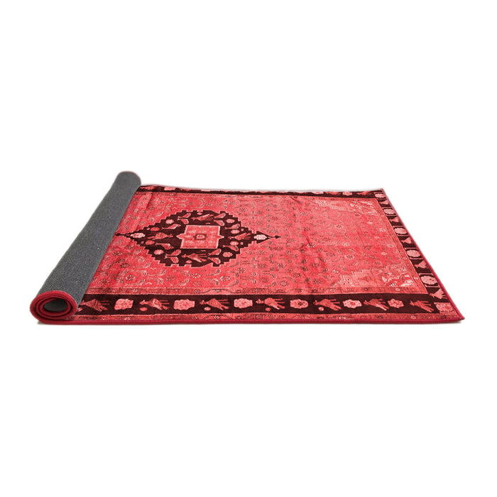 Medallion Red Traditional Area Rugs