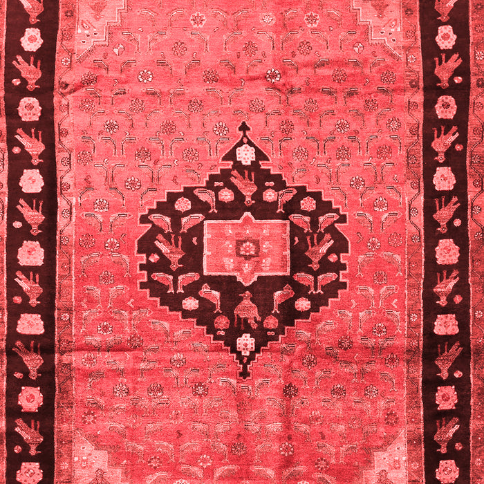 Medallion Red Traditional Area Rugs