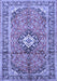 Medallion Blue Traditional Rug, tr1245blu