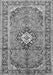 Medallion Gray Traditional Rug, tr1245gry