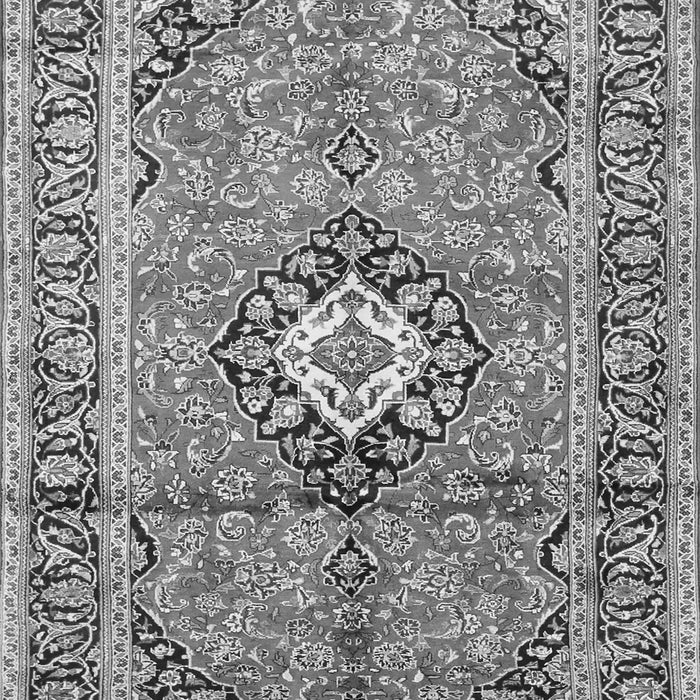 Medallion Gray Traditional Rug, tr1245gry