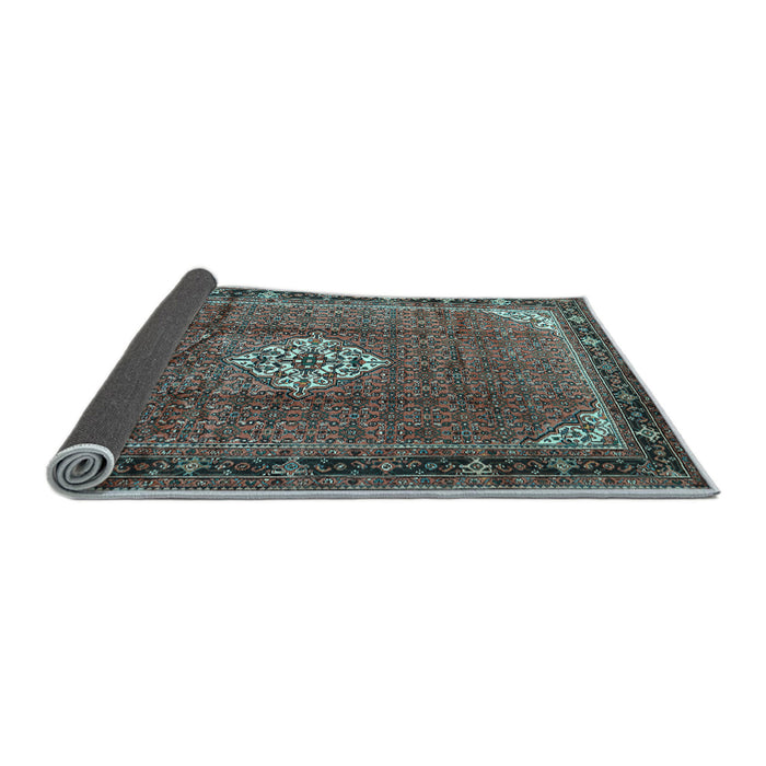Sideview of Persian Light Blue Traditional Rug, tr1246lblu