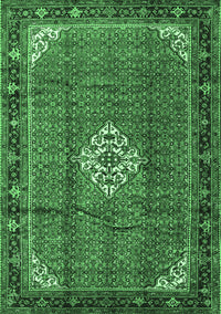 Persian Emerald Green Traditional Rug, tr1246emgrn