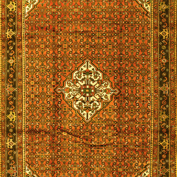 Machine Washable Persian Yellow Traditional Rug, wshtr1246yw