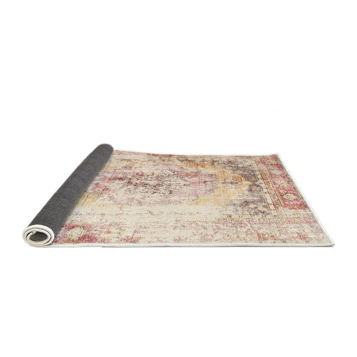 Sideview of Traditional Beige Persian Rug, tr1247