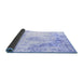 Sideview of Persian Blue Traditional Rug, tr1248blu