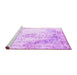 Sideview of Machine Washable Persian Purple Traditional Area Rugs, wshtr1248pur