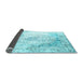 Sideview of Persian Light Blue Traditional Rug, tr1248lblu