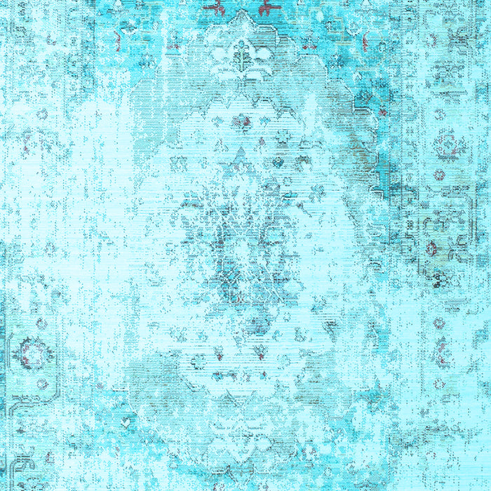 Machine Washable Persian Light Blue Traditional Rug, wshtr1248lblu