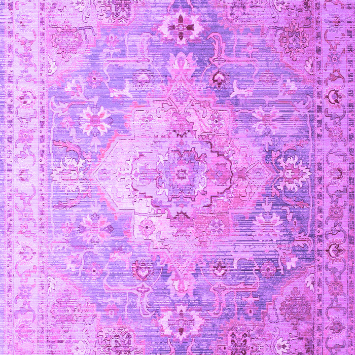 Medallion Purple Traditional Rug, tr1249pur