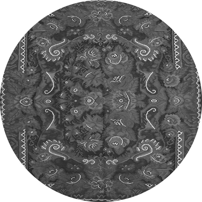 Machine Washable Animal Gray Traditional Rug, wshtr124gry