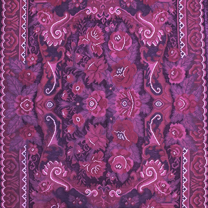 Machine Washable Animal Purple Traditional Area Rugs, wshtr124pur