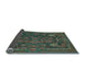 Sideview of Animal Light Blue Traditional Rug, tr124lblu