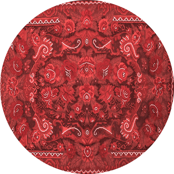Animal Red Traditional Rug, tr124red