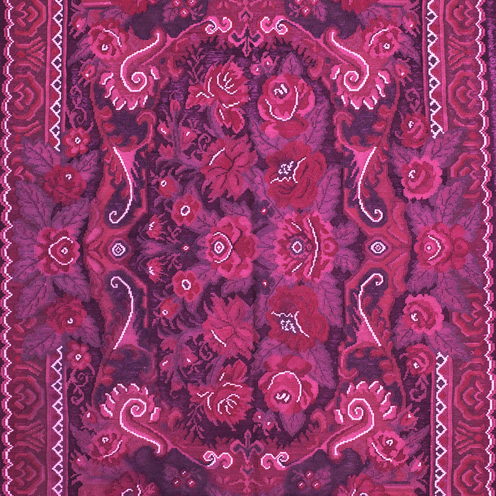 Machine Washable Animal Pink Traditional Rug, wshtr124pnk