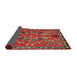 Sideview of Traditional Brown Animal Rug, tr125