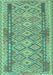 Machine Washable Persian Turquoise Traditional Area Rugs, wshtr1250turq