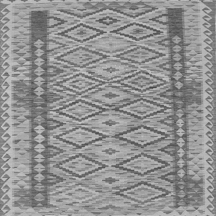Round Machine Washable Persian Gray Traditional Rug, wshtr1250gry