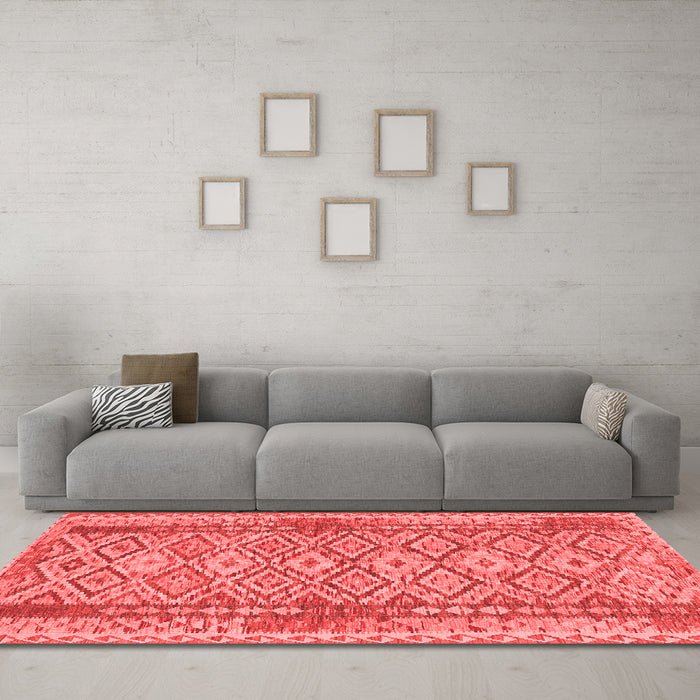 Traditional Red Washable Rugs