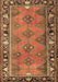 Machine Washable Persian Brown Traditional Rug, wshtr1251brn