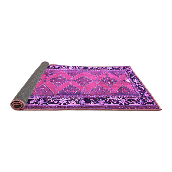 Sideview of Persian Purple Traditional Rug, tr1251pur