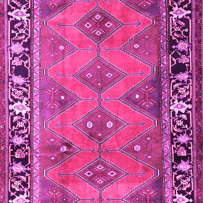 Machine Washable Persian Pink Traditional Rug, wshtr1251pnk