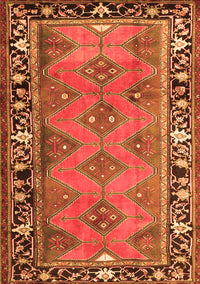 Persian Orange Traditional Rug, tr1251org