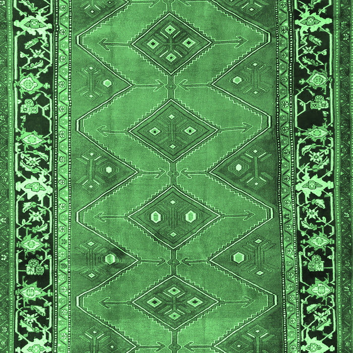 Persian Emerald Green Traditional Rug, tr1251emgrn