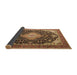 Sideview of Medallion Brown Traditional Rug, tr1252brn