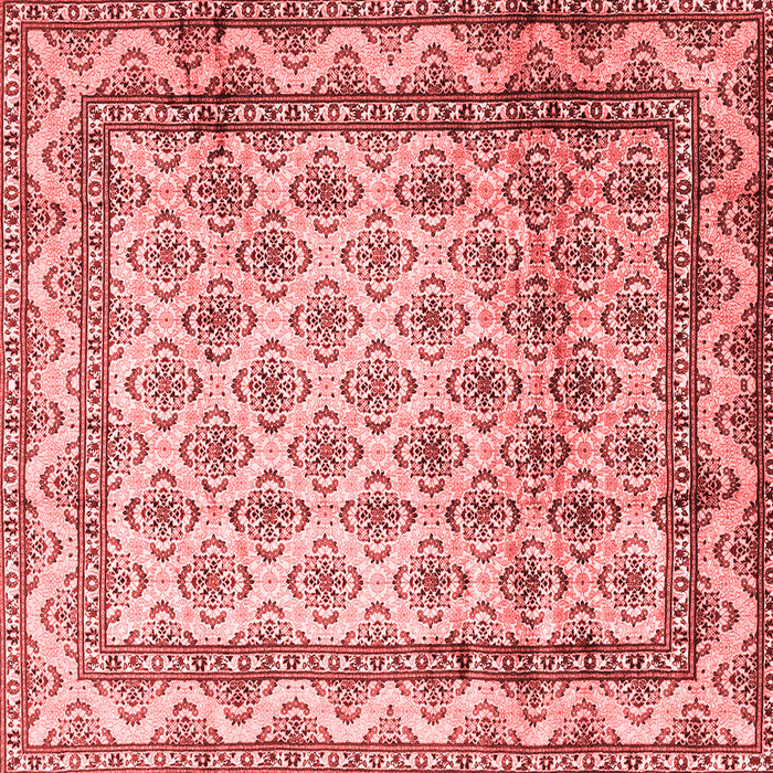 Machine Washable Persian Red Traditional Rug, wshtr1253red