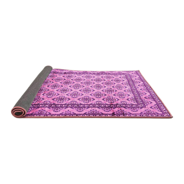 Sideview of Persian Pink Traditional Rug, tr1253pnk